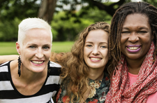 Multicultural and multigenerational group of women