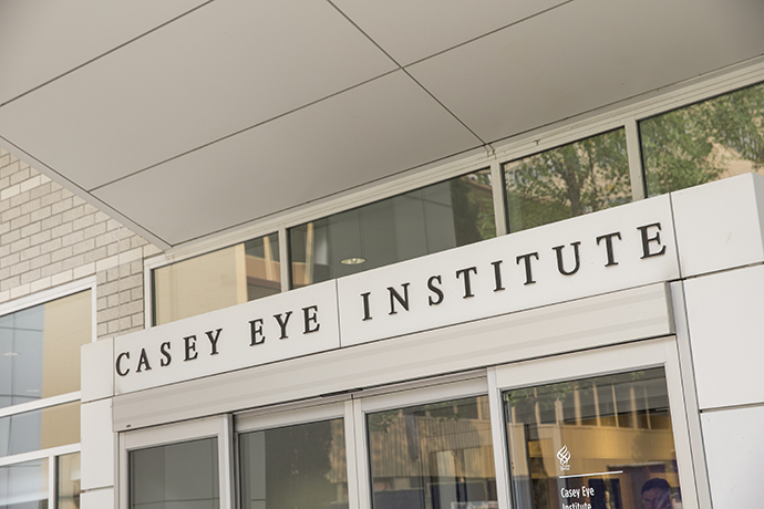 OHSU Casey Eye Institute building front door