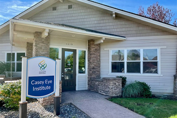 Casey Eye Institute Hood River building, door and entry way