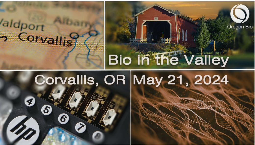 Graphic to advertise Bio in the Vally event on May 21