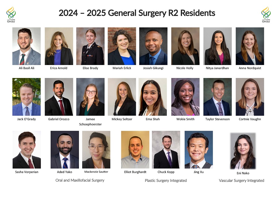 2024-2025 Surgery Resident Photo Roster - R2