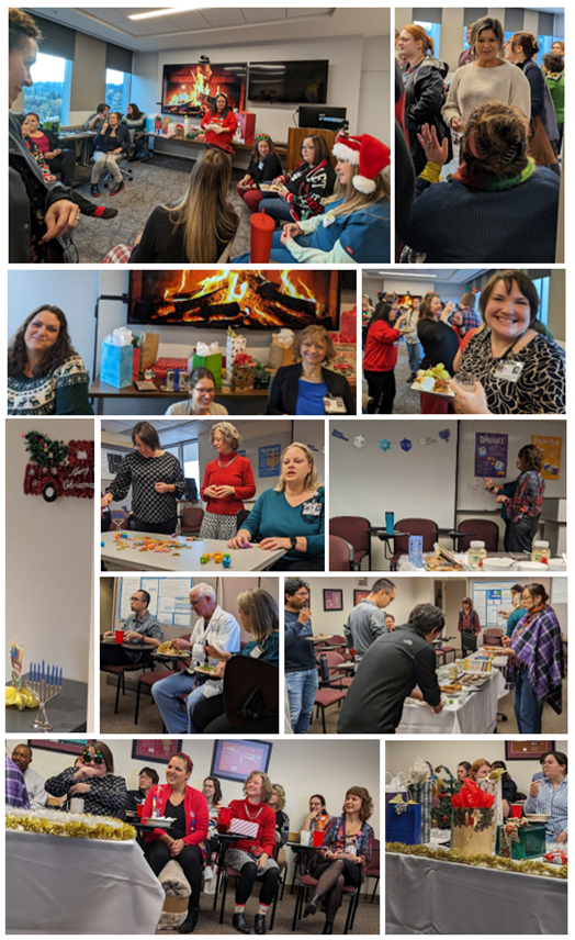 APOM Winter Holiday Collage of Staff photo