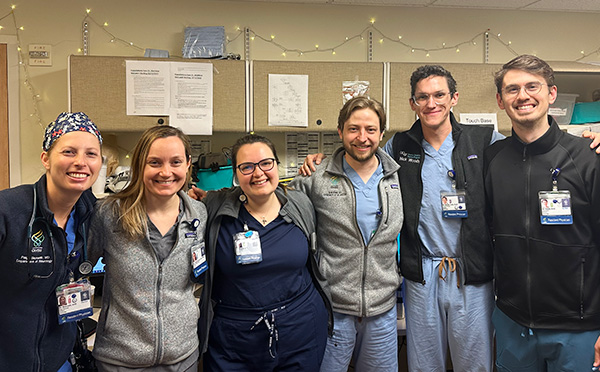 Neurology residents in a group posed indoors