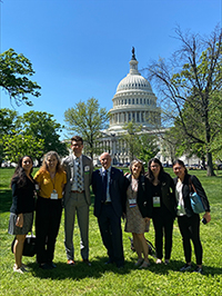 Child Advocacy & Community Health residents advocating at the white house.