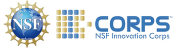 NSF I corps logo. NSF Innovation Corps.