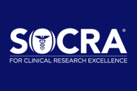 Logo for SoCRA, the society of clinical research associates.