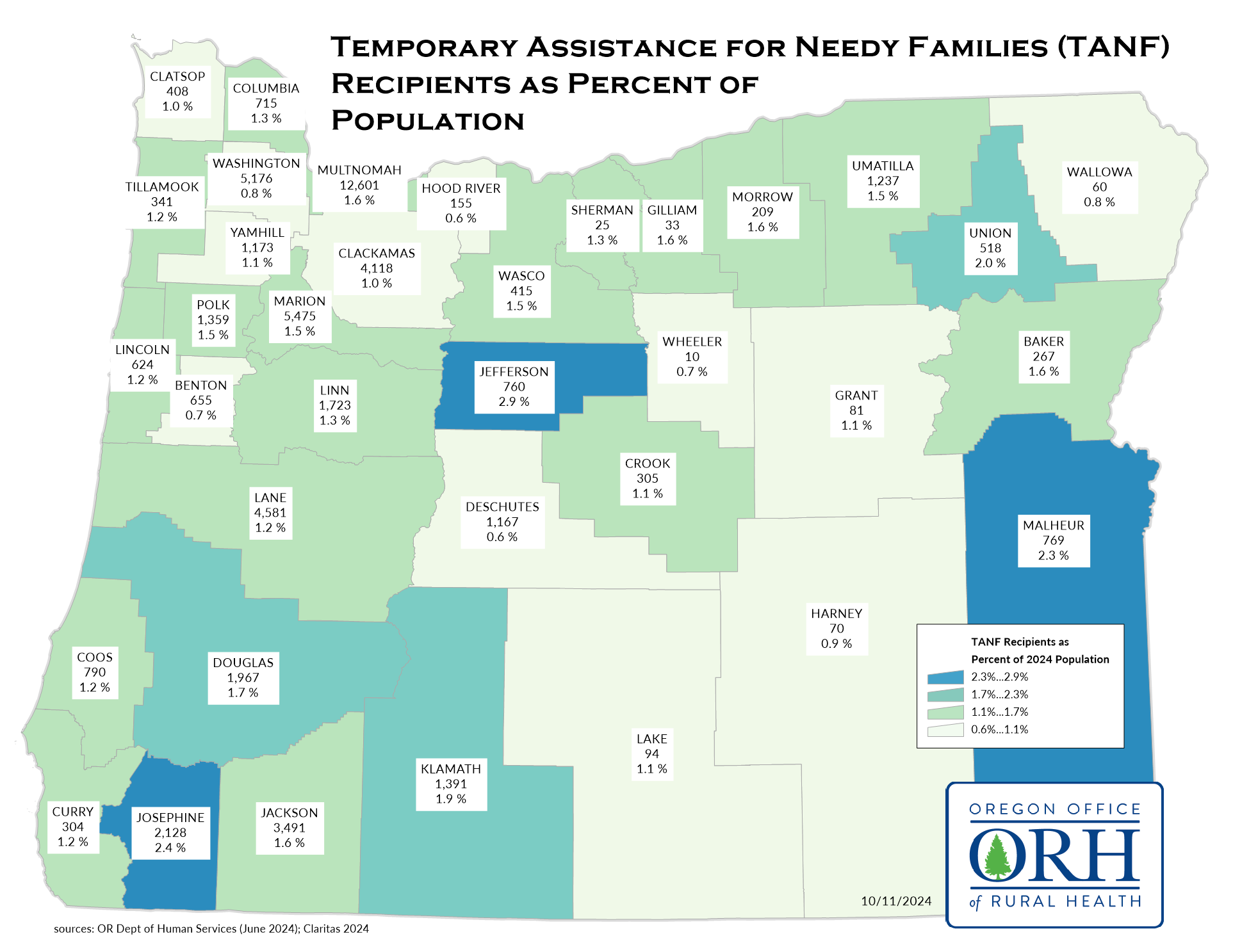 TANF Map