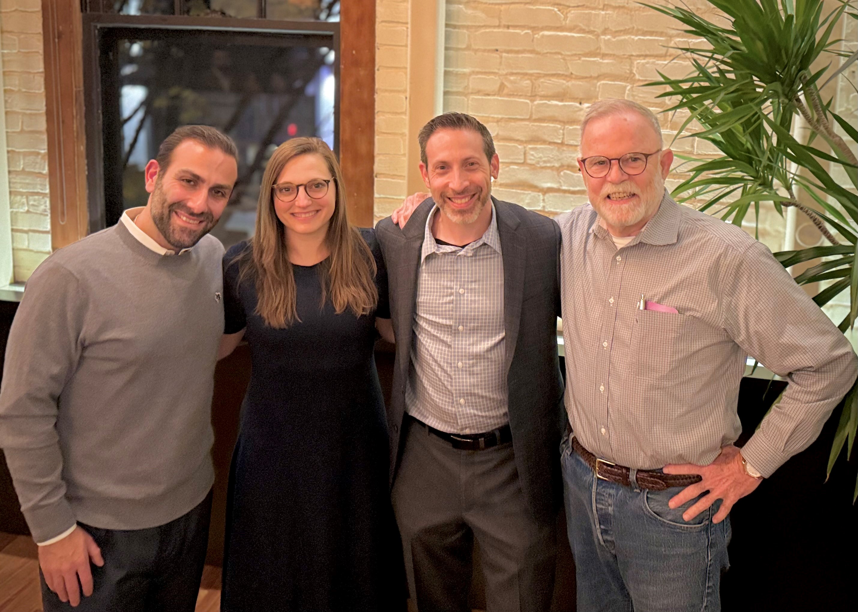 The Hernia and Abdominal Wall Center team: Vahagn Nikolian M.D., Maggie Bosley M.D., Sean Orenstein M.D., and Robert Martindale M.D. PhD